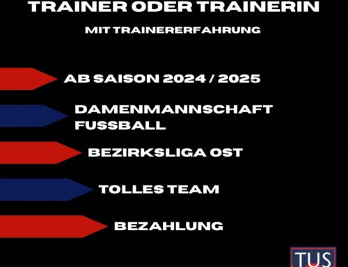 Damenfußball – Trainer/Trainerin ab Saison 2024/25 gesucht